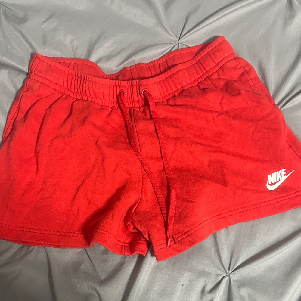 Nike Bright Red Sports Shorts